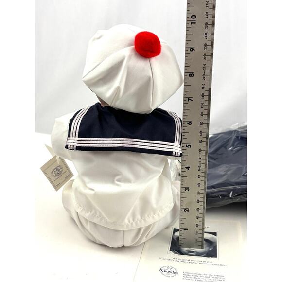 VTG Ashton Drake Matthew Porcelain Doll by Yolanda Bello 1980s Perfect Babies - Picture 7 of 16